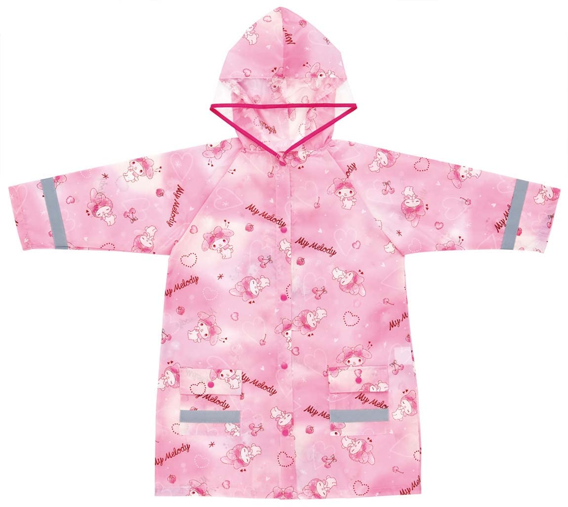 Skater My Melody Love Love Kyun Kids Raincoat Suitable for 110-125cm Height Raco1N-A- Japan Figure Store - #1 Bring To You The Best Japanese Goods