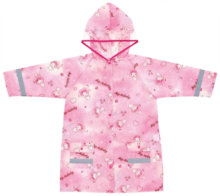 Skater My Melody Love Love Kyun Kids Raincoat Suitable for 110-125cm Height Raco1N-A- Japan Figure Store - #1 Bring To You The Best Japanese Goods