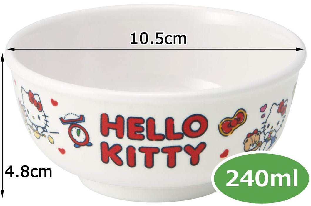 Skater Hello Kitty Cookie Sanrio Melamine Rice Bowl 240Ml - M320- Japan Figure Store - #1 Bring To You The Best Japanese Goods