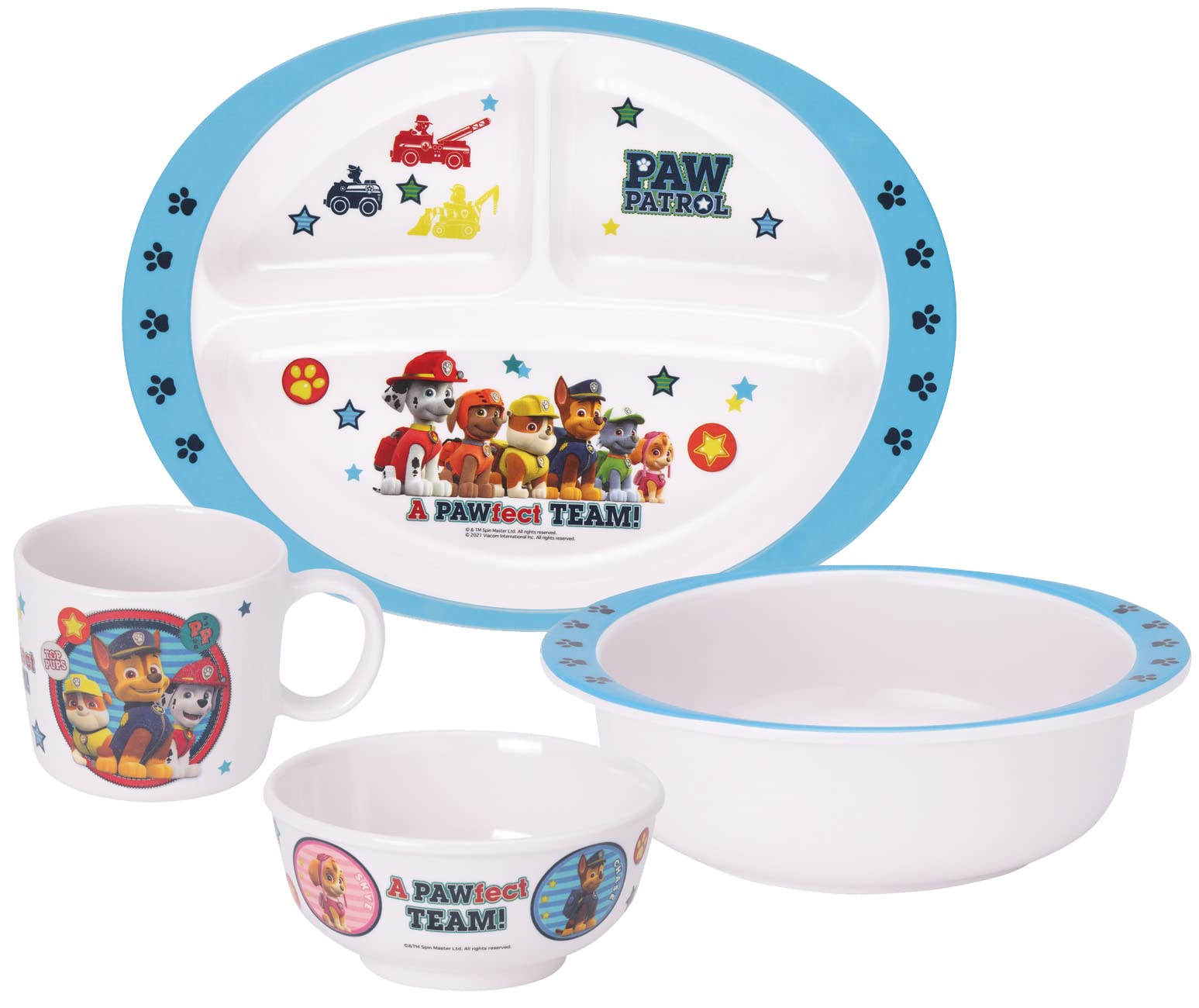 Skater Paw Patrol Melamine Rice Bowl 240ml Capacity - M320-A Model- Japan Figure Store - #1 Bring To You The Best Japanese Goods
