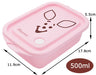 Skater 500Ml Sealable Container 2-Pack Winnie The Pooh Face Disney Japan- Japan Figure Store - #1 Bring To You The Best Japanese Goods