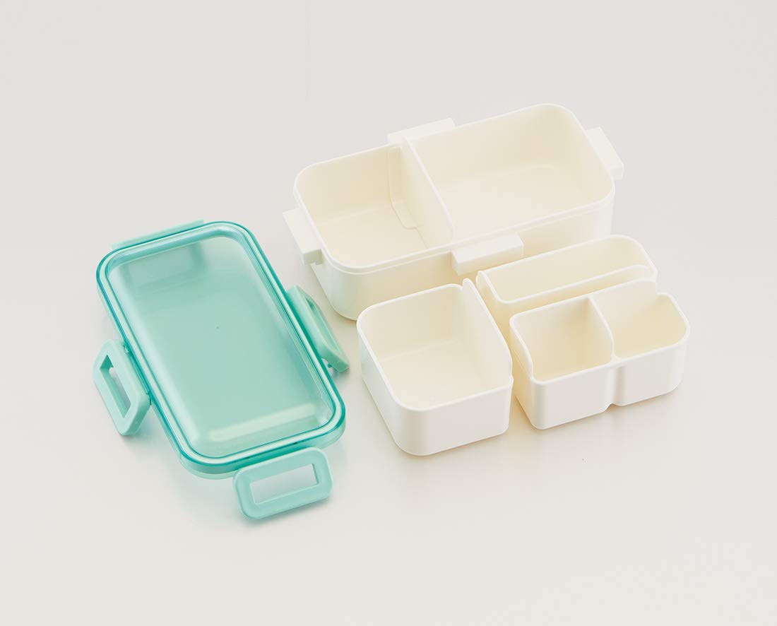 Skater Shokado Softly Serving Dome-Shaped Lid Lunch Box 530ml Pastel Green Made in Japan- Japan Figure Store - #1 Bring To You The Best Japanese Goods