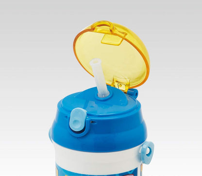 Skater Push Open Type Sst3H Silicone Straw Bottle Plarail 17- Japan Figure Store - #1 Bring To You The Best Japanese Goods