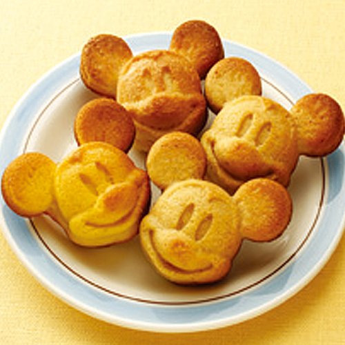Disney Mickey Mouse Mini Madeleine Cake Mold by Skater – Yakiyaki Silicone Skater Mold- Japan Figure Store - #1 Bring To You The Best Japanese Goods
