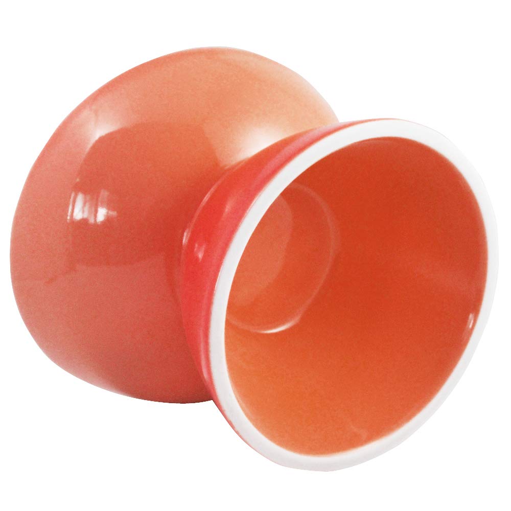 Skater Ceramic Small Dog Bowl with Mat - Orange Pet Feeder Chob2- Japan Figure Store - #1 Bring To You The Best Japanese Goods