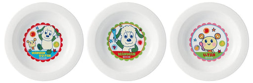 Skater Small Plastic Plates Set of 3 Inai Inai Baa 15cm Made in Japan PA-4- Japan Figure Store - #1 Bring To You The Best Japanese Goods