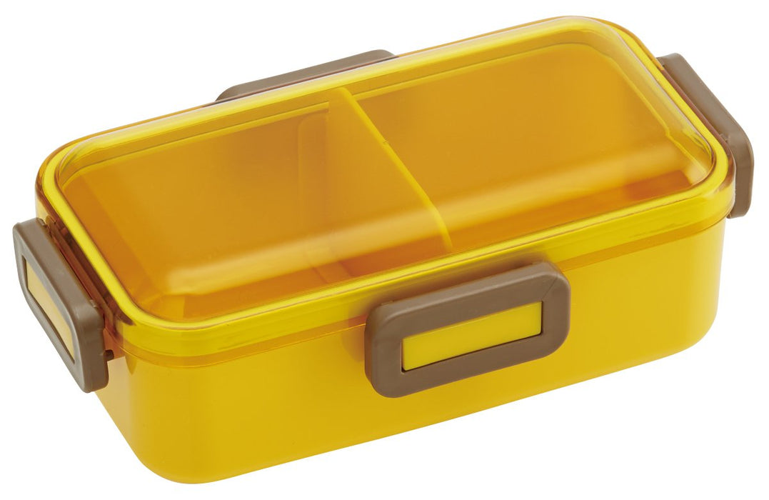 Skater Mustard Yellow Dome Lid Lunch Box Softly Serving 530ml - Earth Color- Japan Figure Store - #1 Bring To You The Best Japanese Goods