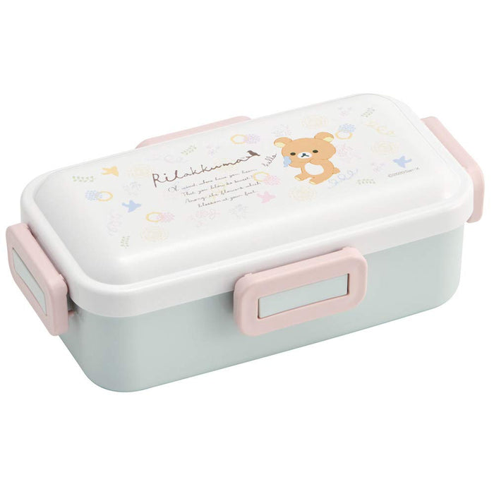 Skater Rilakkuma Floral 530ml Lunch Box with Dome-Shaped Lid- Japan Figure Store - #1 Bring To You The Best Japanese Goods