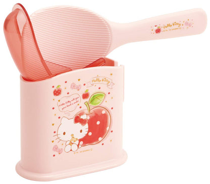 Skater 19cm Sanrio Hello Kitty Happiness Girl Rice Scoop Spatula with Case - Made in Japan- Japan Figure Store - #1 Bring To You The Best Japanese Goods