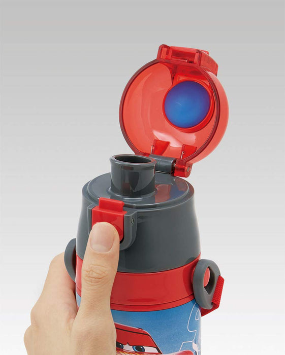 Skater Disney Cars 19 Stainless Steel Kids Sports Water Bottle 470ml- Japan Figure Store - #1 Bring To You The Best Japanese Goods