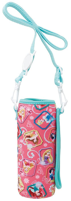 Skater Disney Princess Sports Water Bottle with Chloroprene Rubber Cover Sdc4 Compatible- Japan Figure Store - #1 Bring To You The Best Japanese Goods