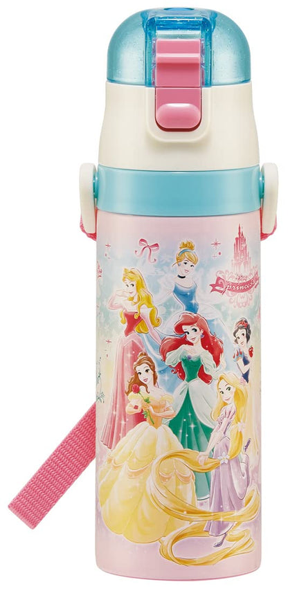 Skater Disney Princess 470ml Stainless Steel Water Bottle for Girls - Sdc4-A- Japan Figure Store - #1 Bring To You The Best Japanese Goods