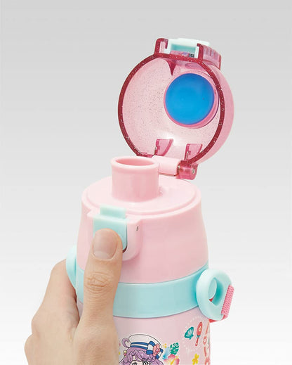 Skater Tropical Precure 470ml Stainless Steel Kids Water Bottle for Girls Sdc4-A- Japan Figure Store - #1 Bring To You The Best Japanese Goods