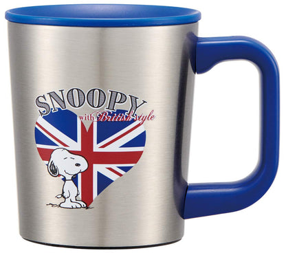 Skater 320Ml Stainless Steel Snoopy Peanuts Mug Cup Tumbler with Lid- Japan Figure Store - #1 Bring To You The Best Japanese Goods