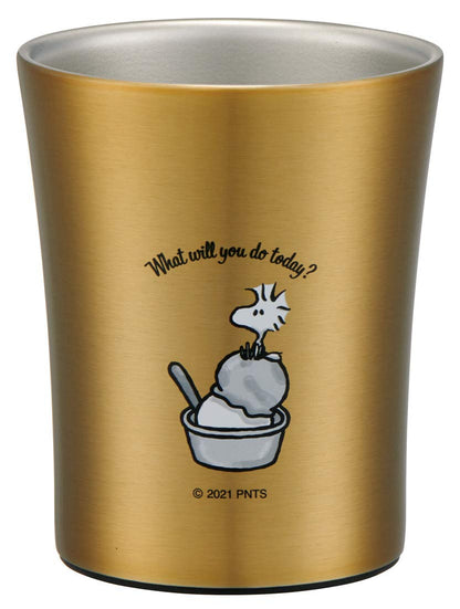 Skater Snoopy 21 Peanuts Stainless Steel Tumbler 250ml capacity - STB2N-A- Japan Figure Store - #1 Bring To You The Best Japanese Goods