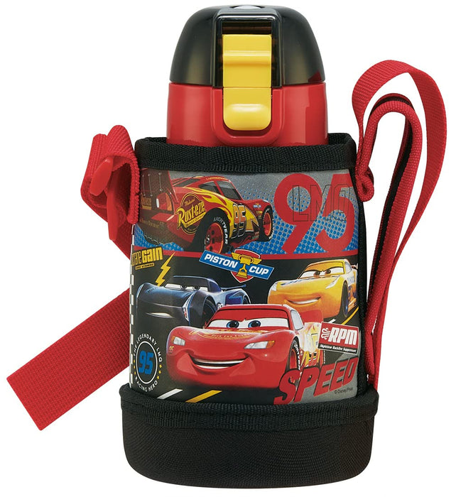 Skater Kids Stainless Steel Water Bottle 400ml Car Design Lightweight Wide Mouth Cold-Keeping Disney- Japan Figure Store - #1 Bring To You The Best Japanese Goods