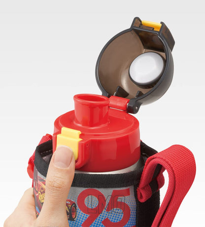 Skater Kids Stainless Steel Water Bottle 400ml Car Design Lightweight Wide Mouth Cold-Keeping Disney- Japan Figure Store - #1 Bring To You The Best Japanese Goods