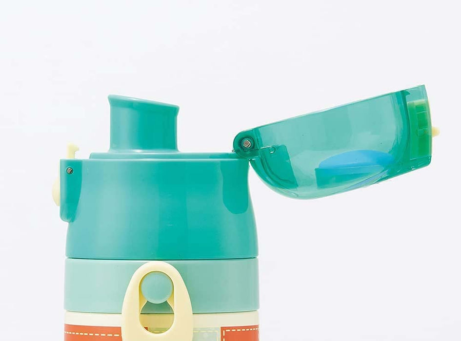 Skater Kids Stainless Steel Sports Water Bottle 470ml - Lightweight Animal Crossing Design- Japan Figure Store - #1 Bring To You The Best Japanese Goods