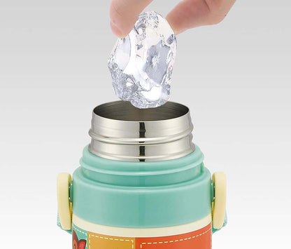 Skater Kids Stainless Steel Sports Water Bottle 470ml - Lightweight Animal Crossing Design- Japan Figure Store - #1 Bring To You The Best Japanese Goods