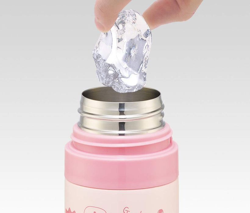 Skater Happy & Smile 470ml Stainless Steel Water Bottle for Girls Lightweight & Child-Friendly- Japan Figure Store - #1 Bring To You The Best Japanese Goods