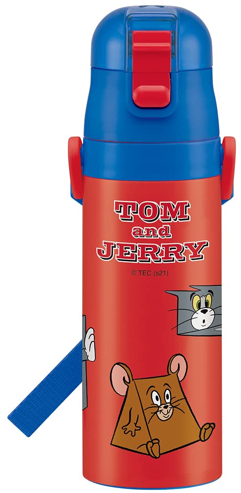 Skater Kids Stainless Steel Water Bottle 470ml Tom & Jerry Design Lightweight Sport Bottle- Japan Figure Store - #1 Bring To You The Best Japanese Goods