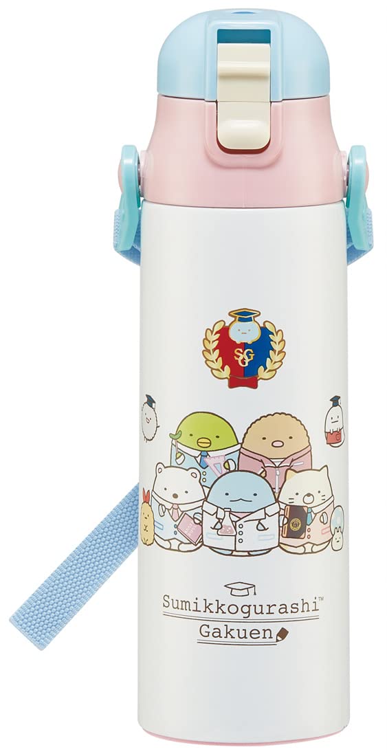 Skater Stainless Steel Kids Water Bottle 580ml Sumikko Gurashi Direct Drinking Girls- Japan Figure Store - #1 Bring To You The Best Japanese Goods