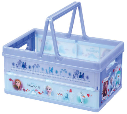 Skater Brand Frozen 2 Foldable Storage Basket Compact Box Case Bwot13- Japan Figure Store - #1 Bring To You The Best Japanese Goods