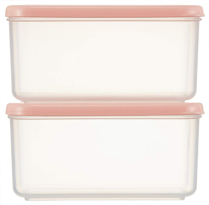 Skater Pink 230ml Portioned Microwave Safe Storage Containers Rectangular Pack of 2- Japan Figure Store - #1 Bring To You The Best Japanese Goods