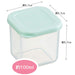 Skater Green 100ml Square Storage Containers Microwave Safe Sealable 4-Pack CCBC4- Japan Figure Store - #1 Bring To You The Best Japanese Goods