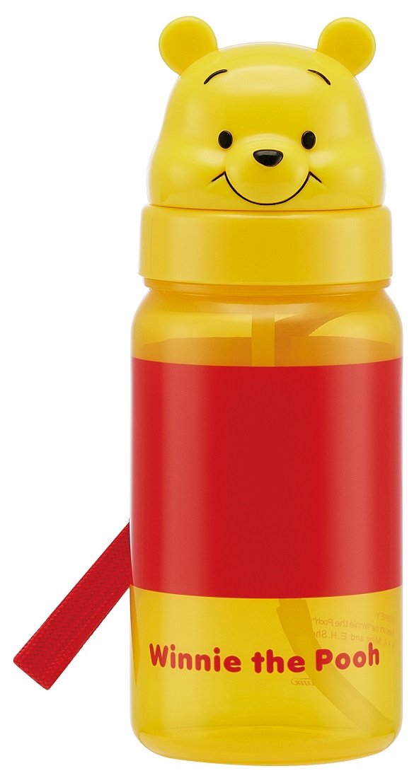 Skater Disney Winnie The Pooh 350Ml Die Cut Straw Water Bottle- Japan Figure Store - #1 Bring To You The Best Japanese Goods