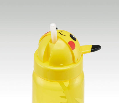 Skater Pokemon Pikachu 350ml Straw Water Bottle Easy-Carry Die Cut Design- Japan Figure Store - #1 Bring To You The Best Japanese Goods
