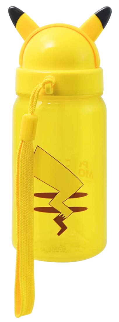 Skater Pokemon Pikachu 350ml Straw Water Bottle Easy-Carry Die Cut Design- Japan Figure Store - #1 Bring To You The Best Japanese Goods