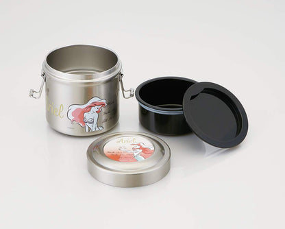 Skater Ariel Elegant 600ml Stainless Steel Rice Bowl Thermal Lunch Box - Stlb1- Japan Figure Store - #1 Bring To You The Best Japanese Goods