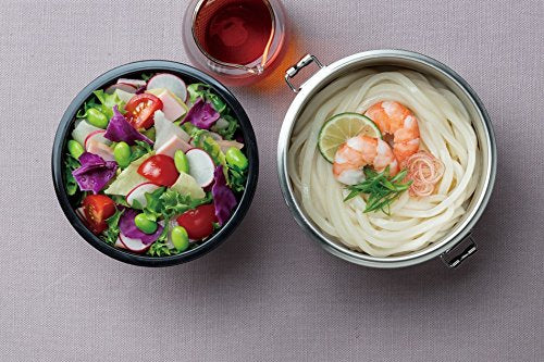 Skater Ariel Elegant 600ml Stainless Steel Rice Bowl Thermal Lunch Box - Stlb1- Japan Figure Store - #1 Bring To You The Best Japanese Goods