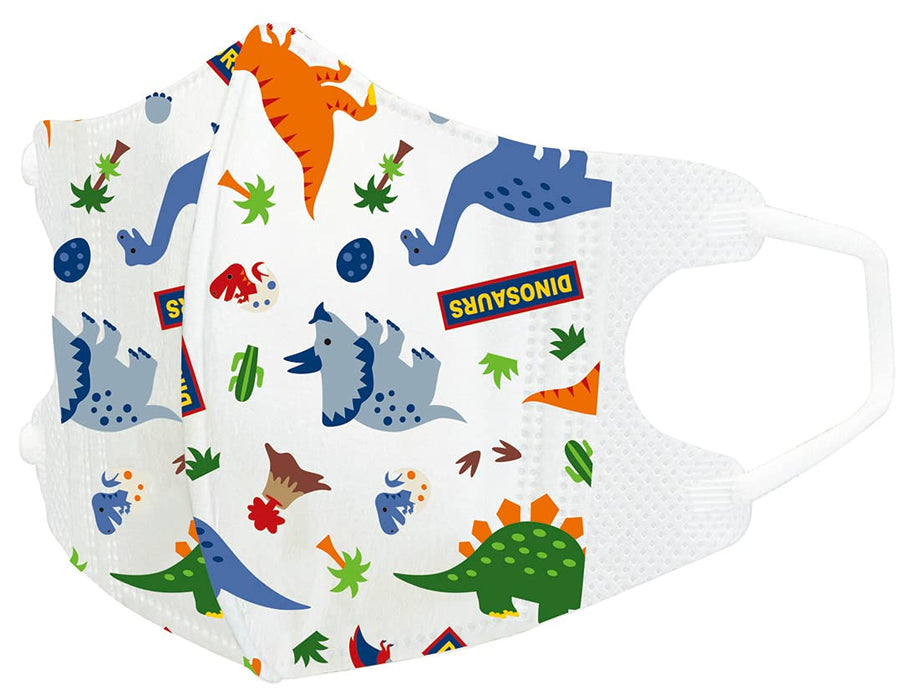 Skater Dinosaur 3D Mask Three-Ply for 2-3 Year Old Children - Box of 20- Japan Figure Store - #1 Bring To You The Best Japanese Goods
