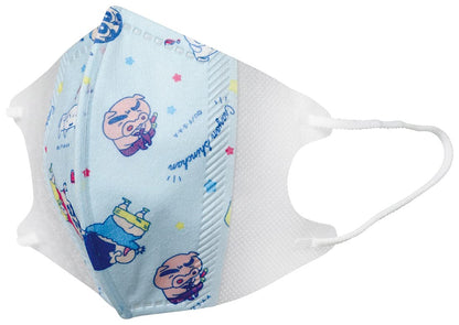 Skater Kids 3D Mask - 10 Pack Three-Ply Nonwoven Crayon Shin-Chan Design- Japan Figure Store - #1 Bring To You The Best Japanese Goods