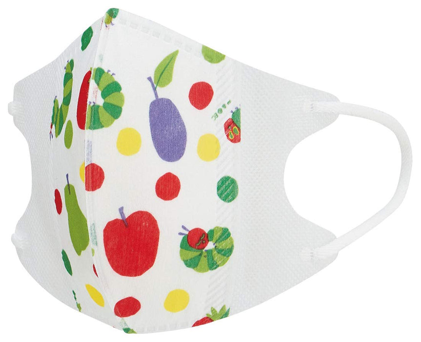 Skater Kids Mask 3-Ply Nonwoven 3D Very Hungry Caterpillar- Pack of 10 12x10cm- Japan Figure Store - #1 Bring To You The Best Japanese Goods