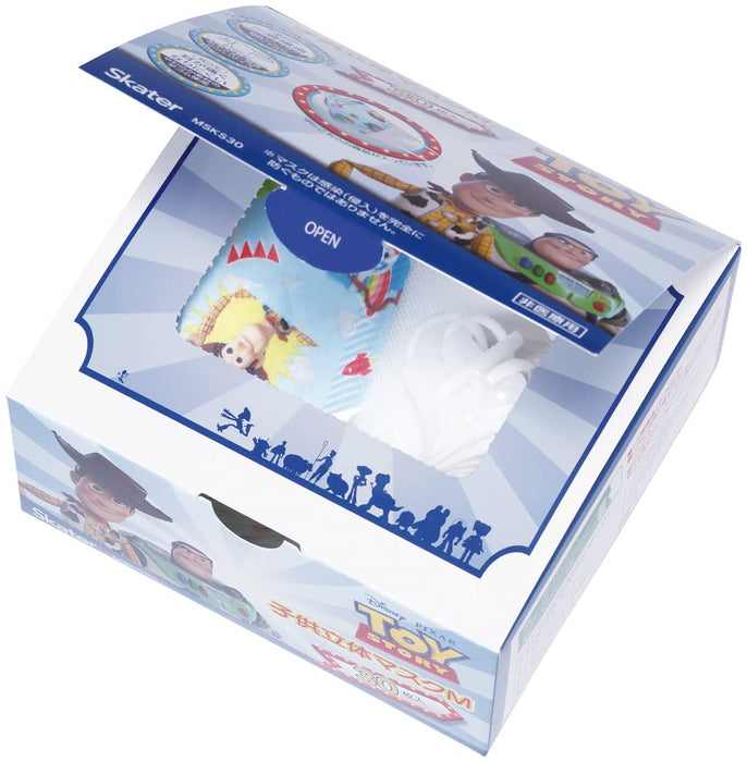 Skater Disney Toy Story 3D Masks - Medium Size for Children 3-Ply Nonwoven 30 Pack- Japan Figure Store - #1 Bring To You The Best Japanese Goods