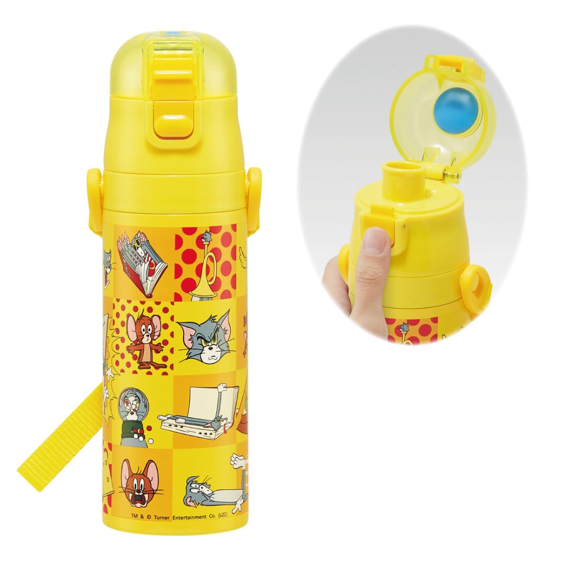 Skater 470ml Stainless Steel Children's Sports Bottle - Tom and Jerry Edition- Japan Figure Store - #1 Bring To You The Best Japanese Goods