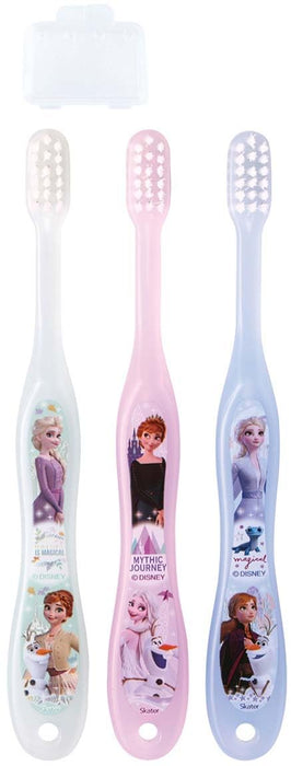 Skater Disney Frozen Soft Toothbrush Set for Preschoolers (3-5 Years) 14cm 3-Piece- Japan Figure Store - #1 Bring To You The Best Japanese Goods
