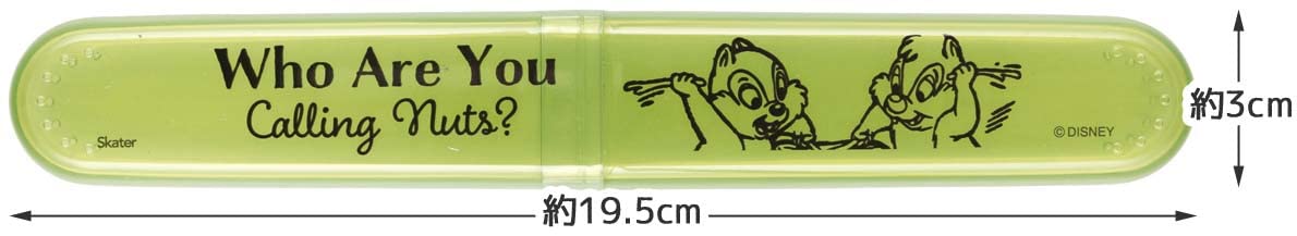 Skater Disney Chip & Dale Toothbrush Case - TBC2-A Skater Portable Design- Japan Figure Store - #1 Bring To You The Best Japanese Goods