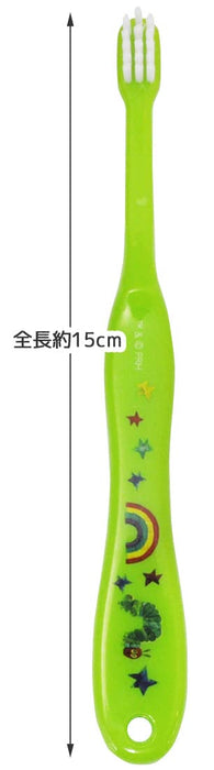 Skater Soft Baby Toothbrush Set 0-3 Years 8-Piece Very Hungry Caterpillar 15cm- Japan Figure Store - #1 Bring To You The Best Japanese Goods