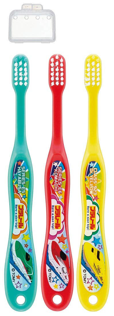 Skater Preschoolers Toothbrush Soft Ages 3-5 3 Pieces - Plarail 19 Tb5St- Japan Figure Store - #1 Bring To You The Best Japanese Goods
