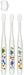 Skater Dinosaur Toothbrush Set for Preschoolers Ages 3-5 Soft Clear 3 Pieces- Japan Figure Store - #1 Bring To You The Best Japanese Goods