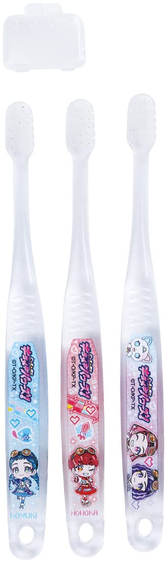 Skater Kirameki Powers Soft Toothbrush for Preschoolers Age 3-5 Clear 3 Pack Tbcr5T-A- Japan Figure Store - #1 Bring To You The Best Japanese Goods
