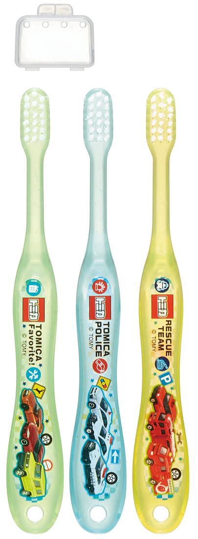 Skater Tomica TB5SCT-A Preschoolers Soft Toothbrush Set of 3 Ages 3-5- Japan Figure Store - #1 Bring To You The Best Japanese Goods