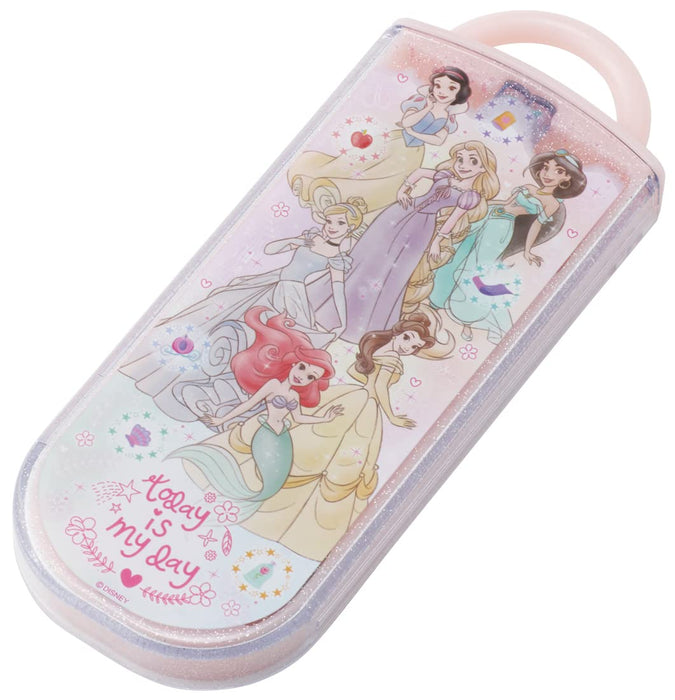 Skater Disney Princess Trio Set - Kids Girls Antibacterial Chopsticks Spoon Fork - Made in Japan- Japan Figure Store - #1 Bring To You The Best Japanese Goods