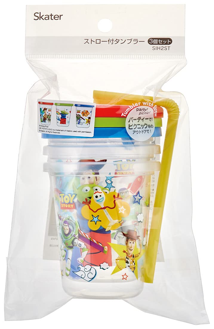 Skater Toy Story 21 Tumbler With Straw 230Ml 3-Piece Set Made in Japan- Japan Figure Store - #1 Bring To You The Best Japanese Goods