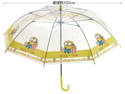 Skater Long 60cm Vinyl Umbrella Bob Tim Design - Model UBV1N-A- Japan Figure Store - #1 Bring To You The Best Japanese Goods