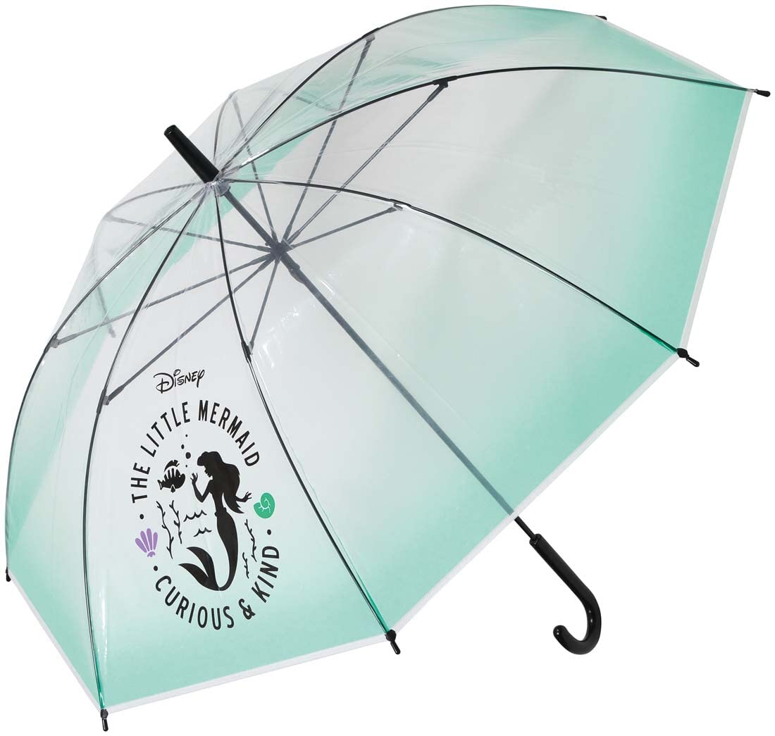 Skater Disney Ariel Long Vinyl Umbrella 60cm - Perfect for Rainy Days- Japan Figure Store - #1 Bring To You The Best Japanese Goods